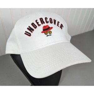 Undercover Hat Cap Adjustable Strapback‎ White By Hit Wear